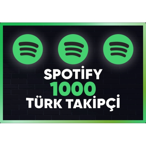  ⚡ TÜRK SPOTİFY 1000 TAKİPÇİ ⚡